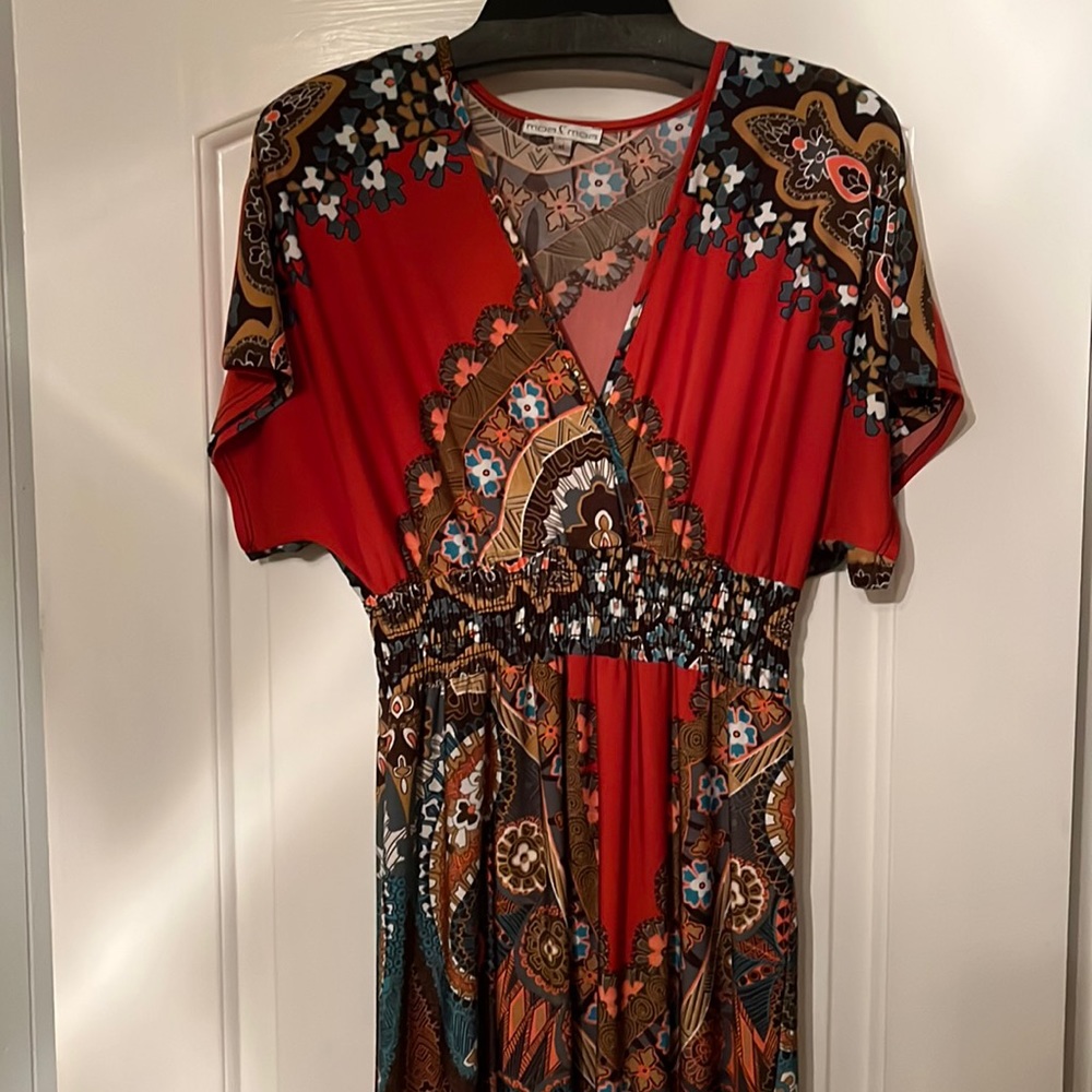 Moa Moa XL long dress multi color